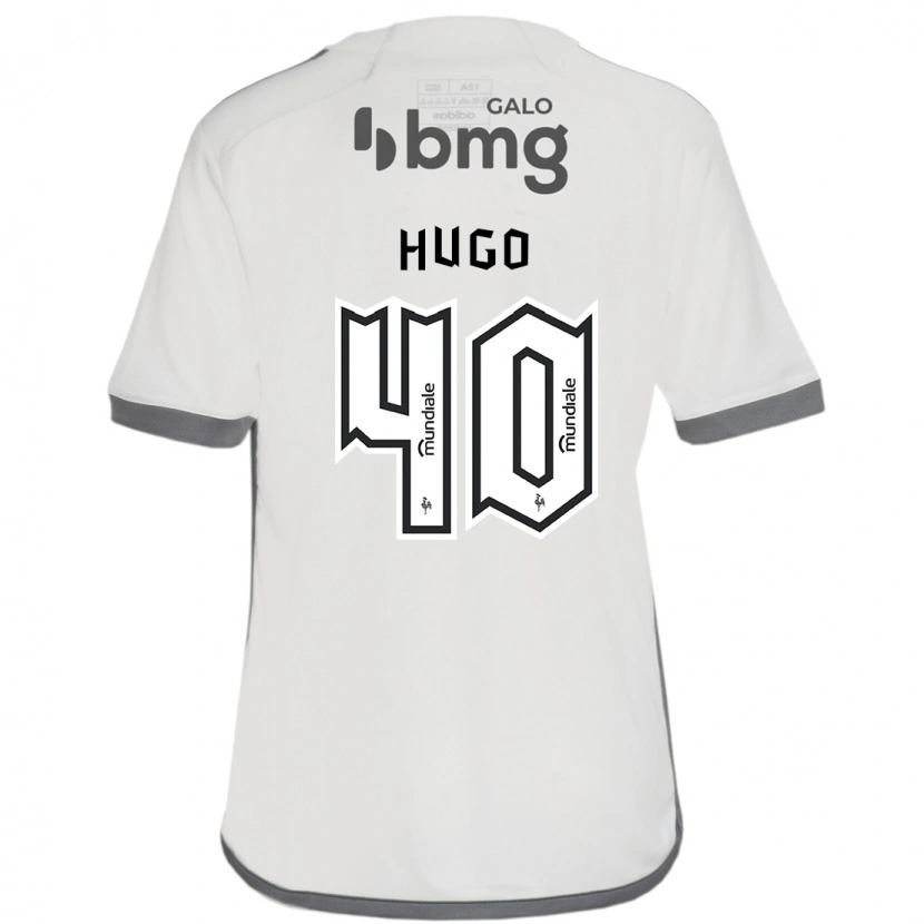 Danxen Enfant Maillot Vitinho #40 Blanc Cassé Tenues Extérieur 2025/26 T-Shirt