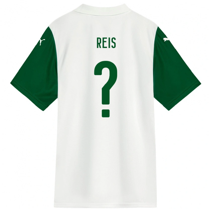 Danxen Enfant Maillot Vitor Reis #0 Blanc Vert Tenues Extérieur 2025/26 T-Shirt