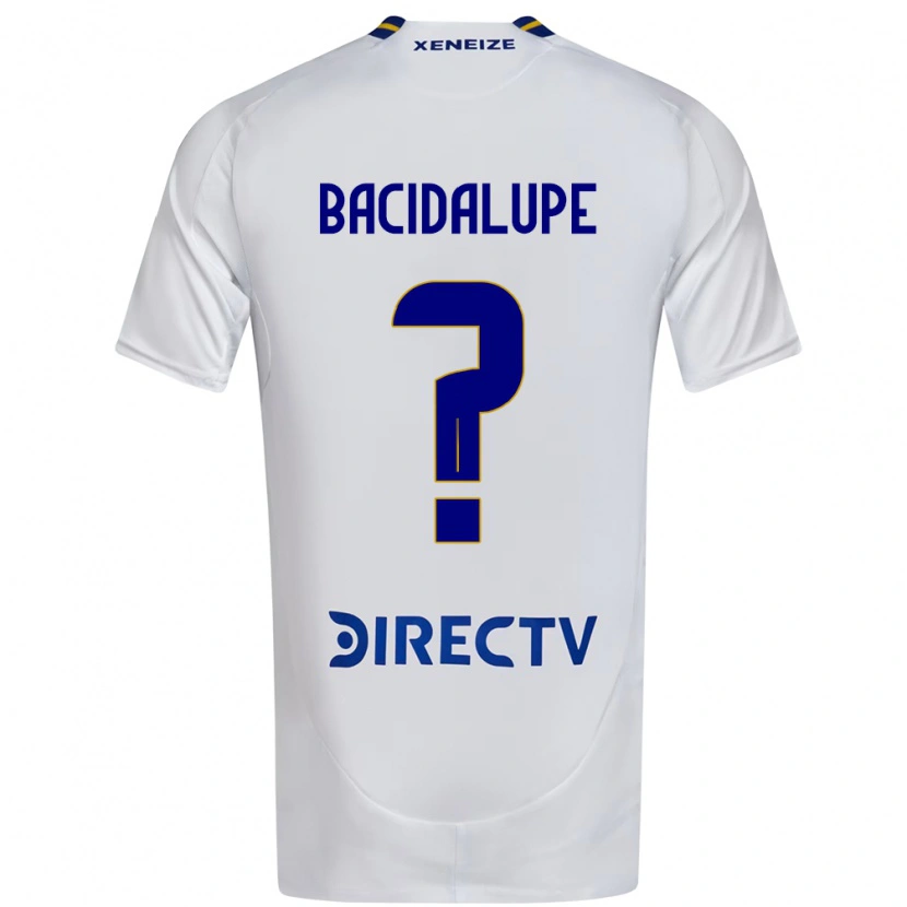 Danxen Enfant Maillot Rodrigo Bacidalupe #0 Bleu Royal Jaune Tenues Extérieur 2025/26 T-Shirt
