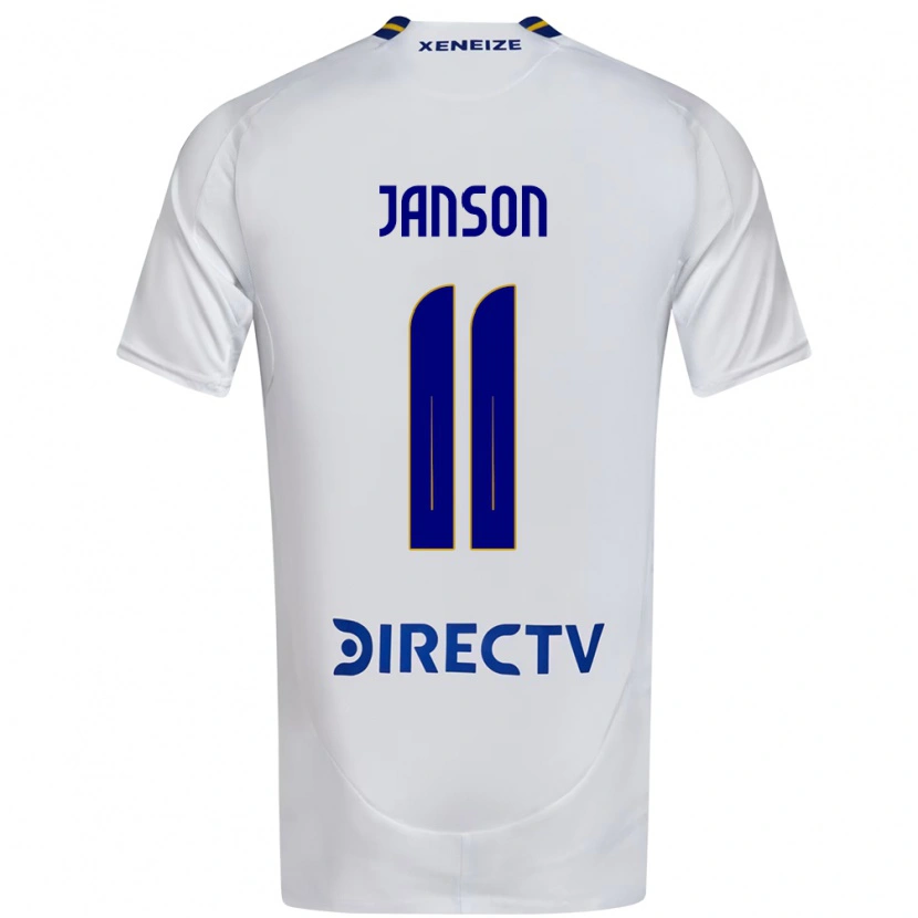 Danxen Enfant Maillot Lucas Janson #11 Bleu Royal Jaune Tenues Extérieur 2025/26 T-Shirt