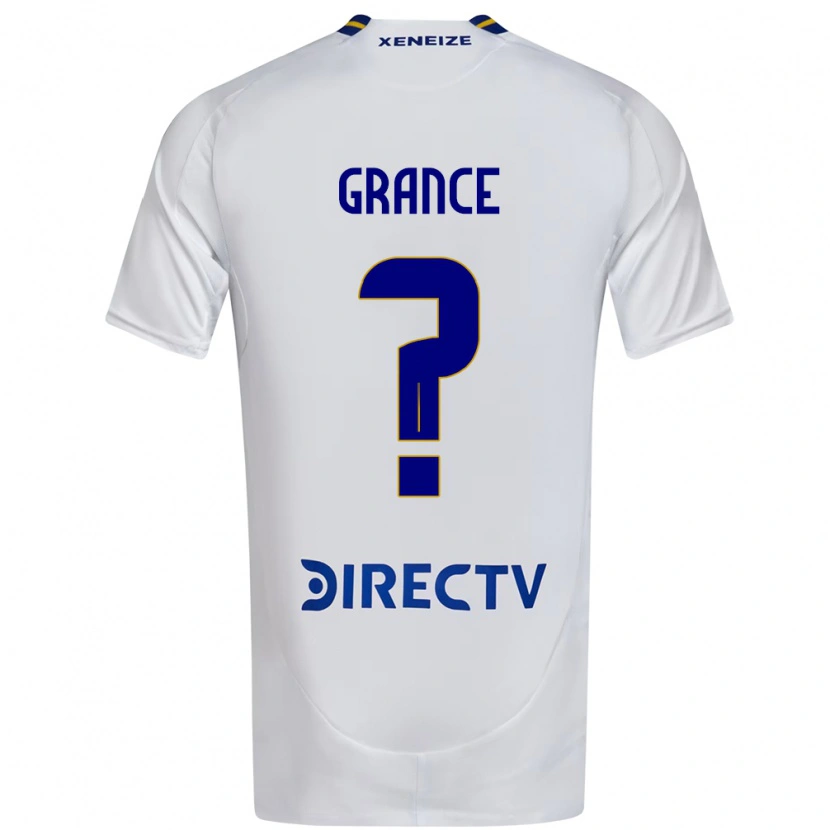 Danxen Enfant Maillot Ricardo Grance #0 Bleu Royal Jaune Tenues Extérieur 2025/26 T-Shirt