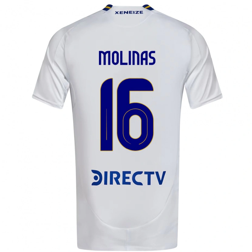 Danxen Enfant Maillot Aaron Molinas #16 Bleu Royal Jaune Tenues Extérieur 2025/26 T-Shirt
