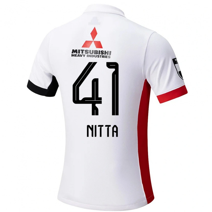 Danxen Enfant Maillot Rio Nitta #41 Blanc Noir Tenues Extérieur 2025/26 T-Shirt