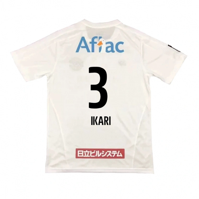 Danxen Enfant Maillot Tetta Ikari #3 Gris Clair Beige Tenues Extérieur 2025/26 T-Shirt