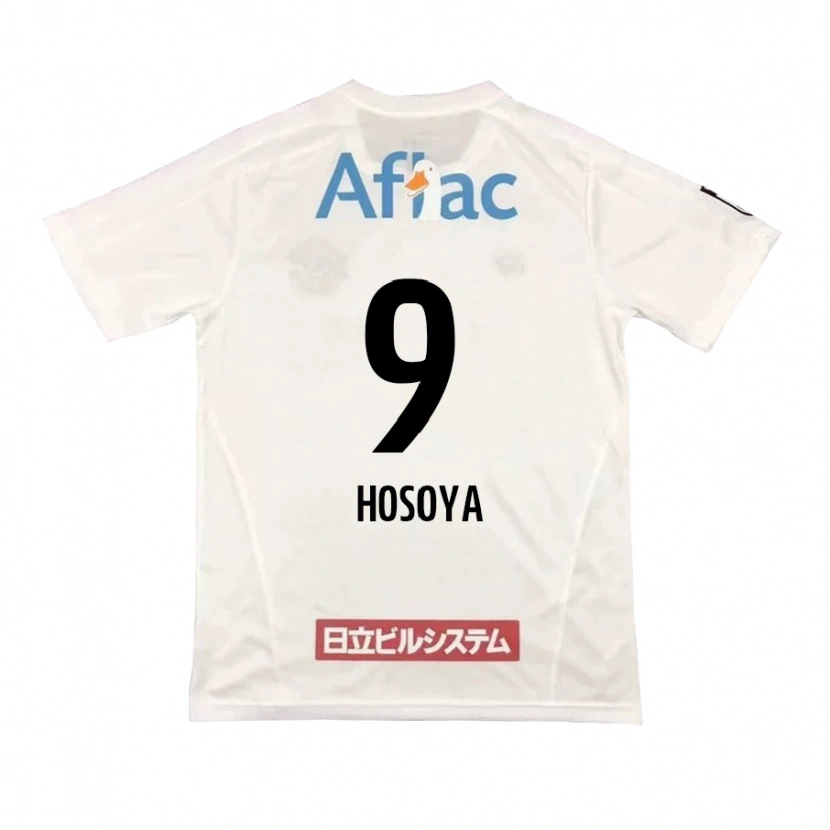Danxen Enfant Maillot Mao Hosoya #9 Noir Jaune Tenues Extérieur 2025/26 T-Shirt