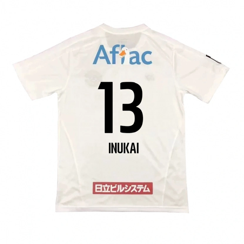 Danxen Enfant Maillot Tomoya Inukai #13 Noir Jaune Tenues Extérieur 2025/26 T-Shirt