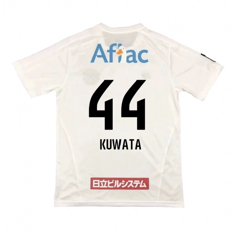 Danxen Enfant Maillot Taisei Kuwata #44 Gris Clair Beige Tenues Extérieur 2025/26 T-Shirt