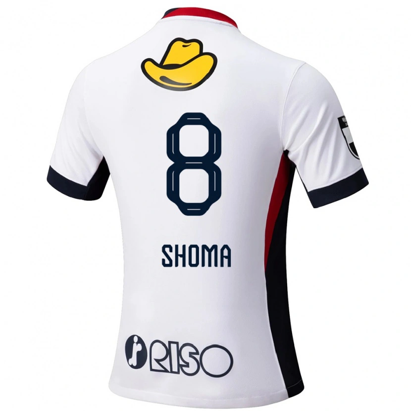 Danxen Enfant Maillot Shoma Doi #8 Rouge Noir Tenues Extérieur 2025/26 T-Shirt