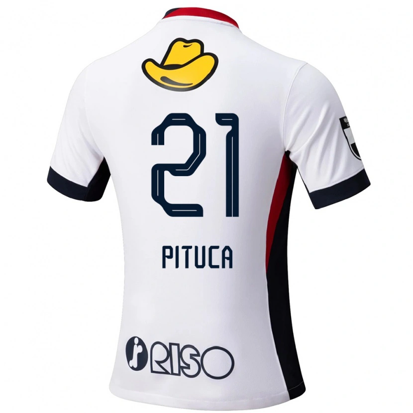 Danxen Enfant Maillot Diego Pituca #21 Rouge Noir Tenues Extérieur 2025/26 T-Shirt