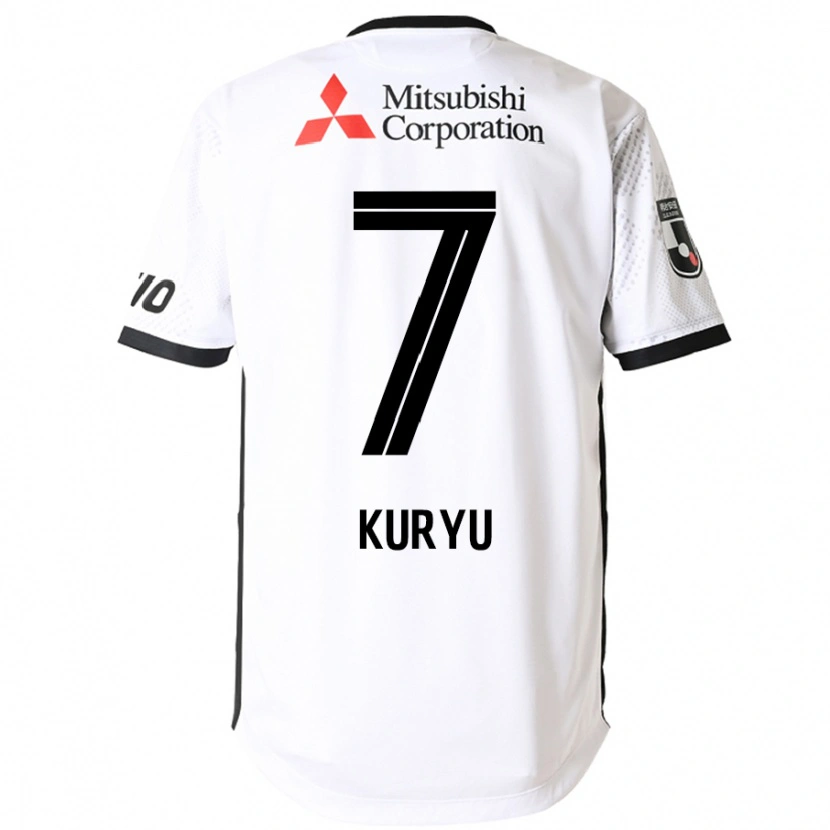 Danxen Enfant Maillot Kuryu Matsuki #7 Blanc Noir Tenues Extérieur 2025/26 T-Shirt