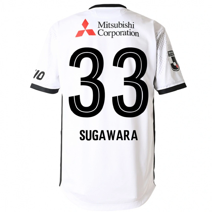 Danxen Enfant Maillot Yuta Sugawara #33 Bleu Royal Blanc Tenues Extérieur 2025/26 T-Shirt