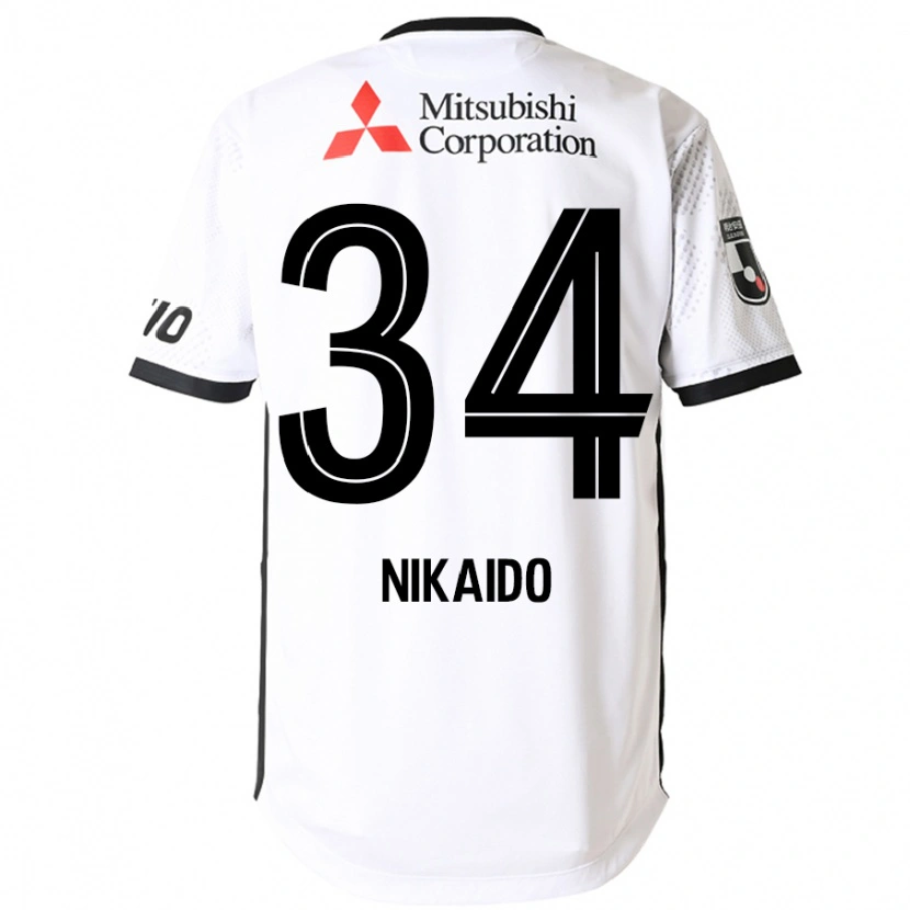 Danxen Enfant Maillot Rintaro Nikaido #34 Bleu Royal Blanc Tenues Extérieur 2025/26 T-Shirt