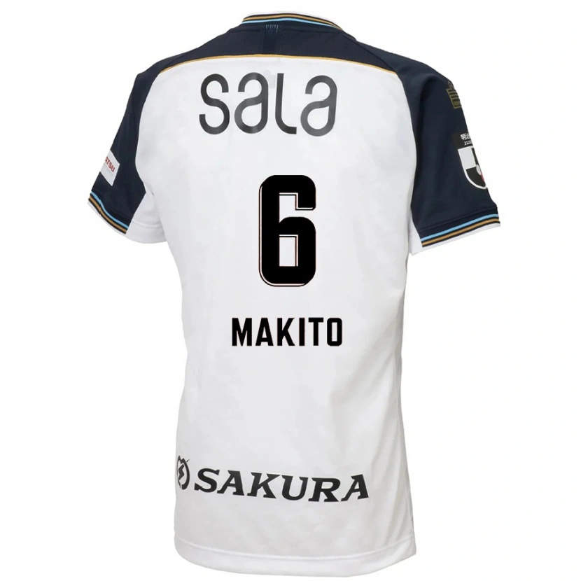 Danxen Enfant Maillot Makito Ito #6 Bleu Ciel Noir Tenues Extérieur 2025/26 T-Shirt