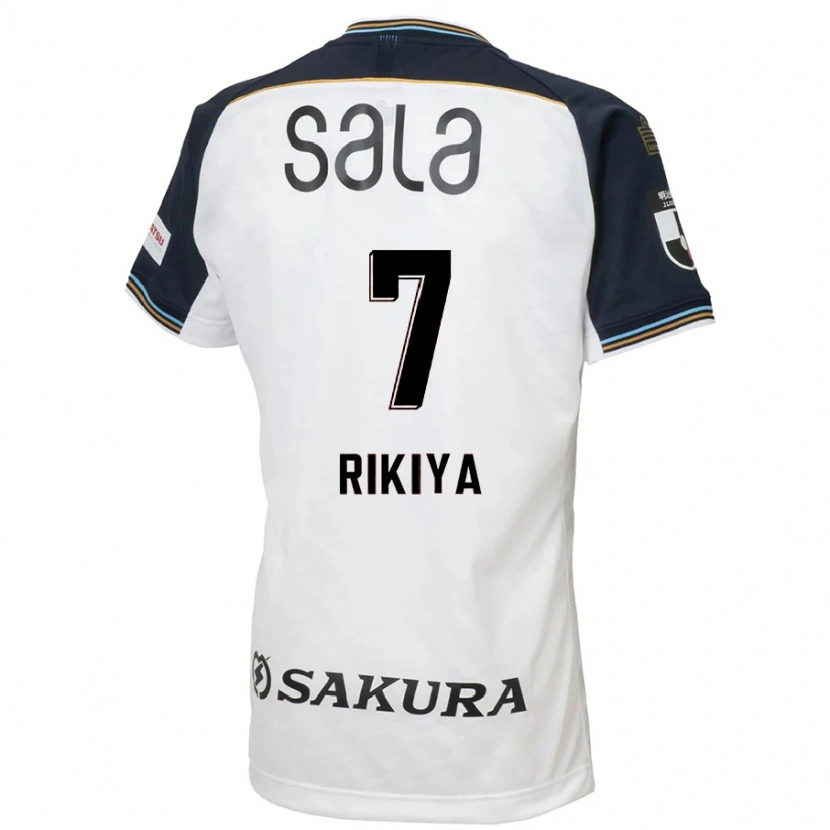 Danxen Enfant Maillot Rikiya Uehara #7 Bleu Ciel Noir Tenues Extérieur 2025/26 T-Shirt