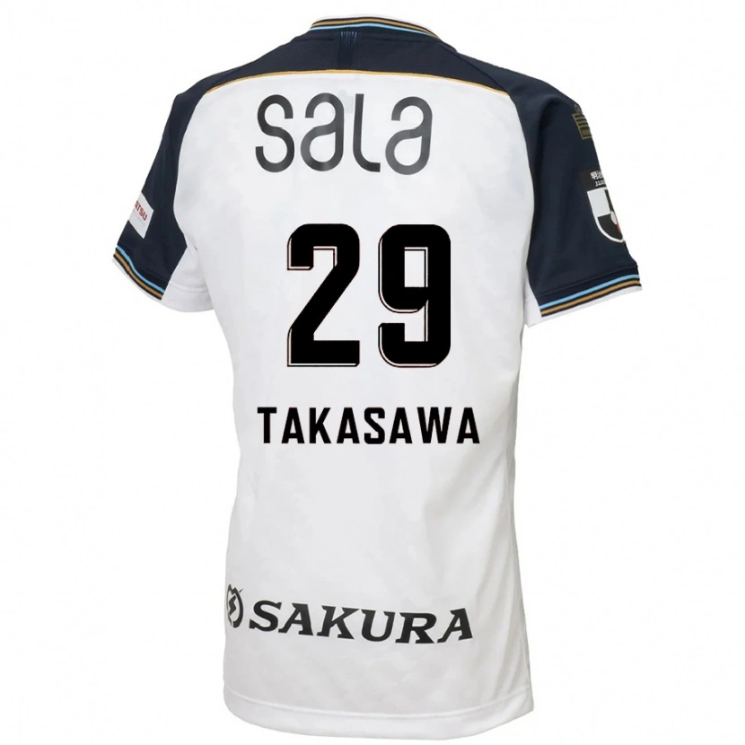 Danxen Enfant Maillot Kaito Takasawa #29 Bleu Ciel Noir Tenues Extérieur 2025/26 T-Shirt