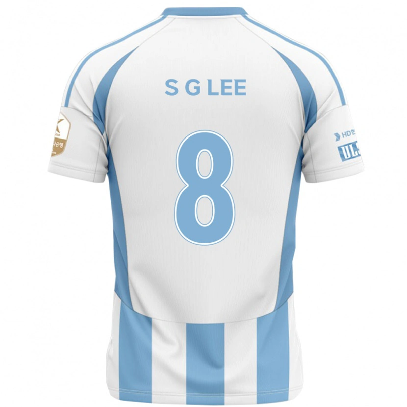 Danxen Enfant Maillot Gyu-Sung Lee #8 Bleu Royal Jaune Tenues Extérieur 2025/26 T-Shirt