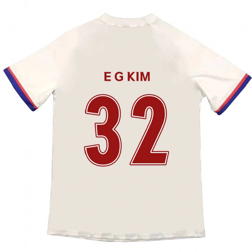 Danxen Enfant Maillot Eun-Gyeom Kim #32 Bleu Royal Rouge Tenues Extérieur 2025/26 T-Shirt