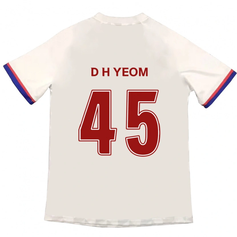 Danxen Enfant Maillot Do-Hyeon Yeom #45 Bleu Royal Rouge Tenues Extérieur 2025/26 T-Shirt