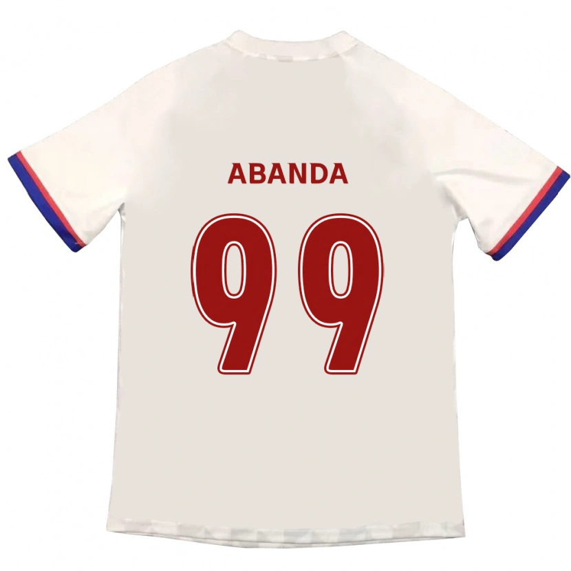 Danxen Enfant Maillot Leroy Abanda #99 Bleu Royal Rouge Tenues Extérieur 2025/26 T-Shirt
