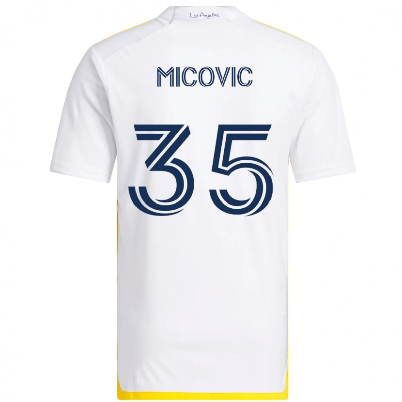 Danxen Homme Maillot Novak Micovic #35 Violet Bleu Tenues Domicile 2025/26 T-Shirt