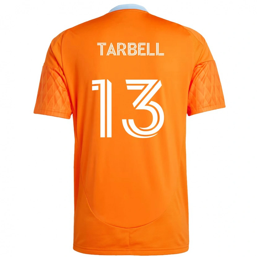 Danxen Homme Maillot Andrew Tarbell #13 Violet Orange Tenues Domicile 2025/26 T-Shirt