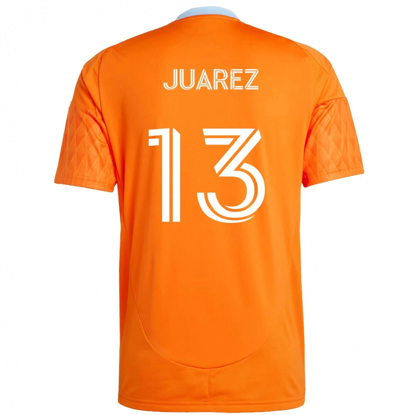 Danxen Homme Maillot Jathan Juarez #13 Orange Blanc Tenues Domicile 2025/26 T-Shirt