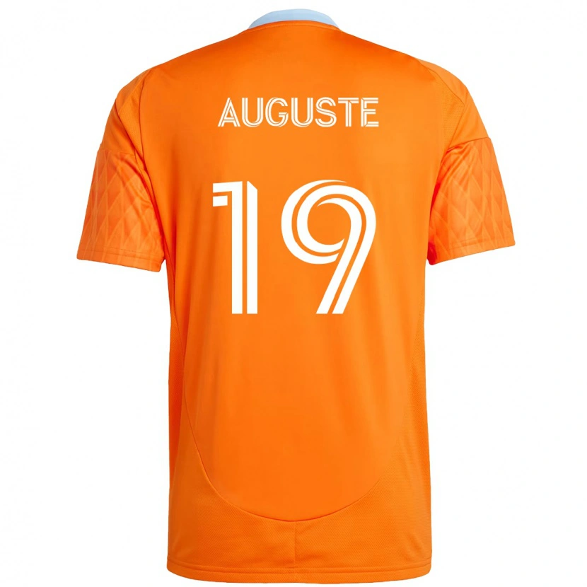 Danxen Homme Maillot Charles Auguste #19 Violet Orange Tenues Domicile 2025/26 T-Shirt