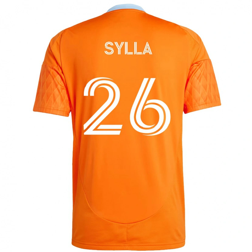 Danxen Homme Maillot Ousmane Sylla #26 Violet Orange Tenues Domicile 2025/26 T-Shirt