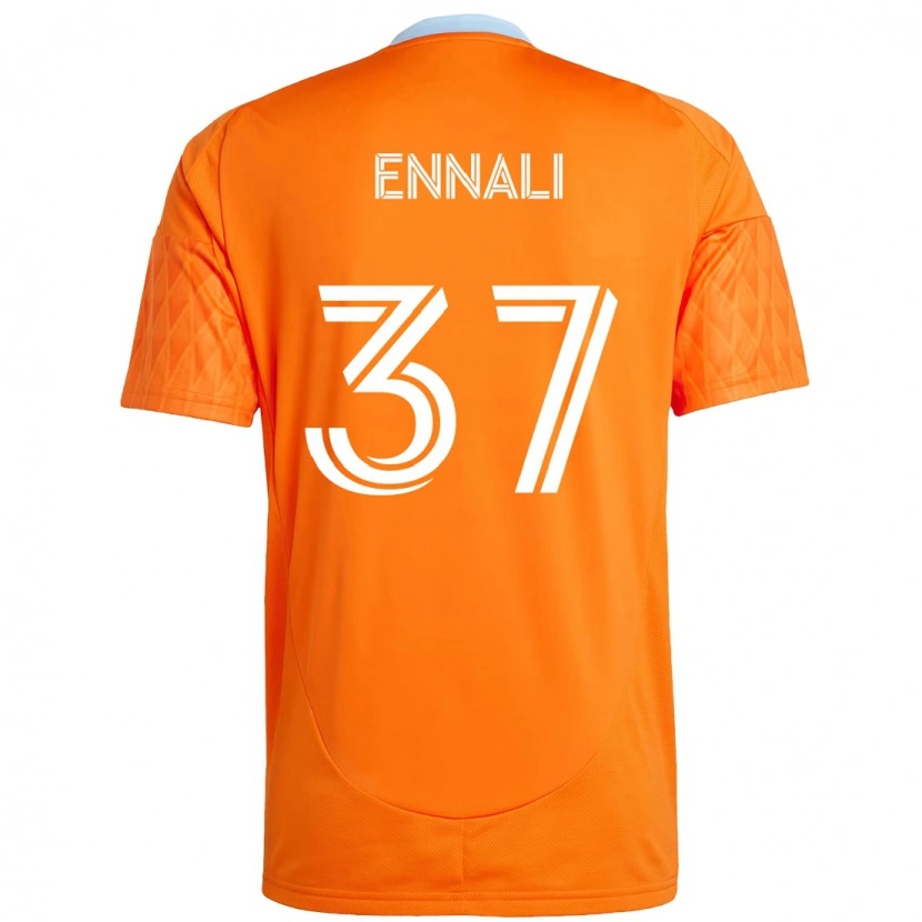 Danxen Homme Maillot Lawrence Ennali #37 Violet Orange Tenues Domicile 2025/26 T-Shirt
