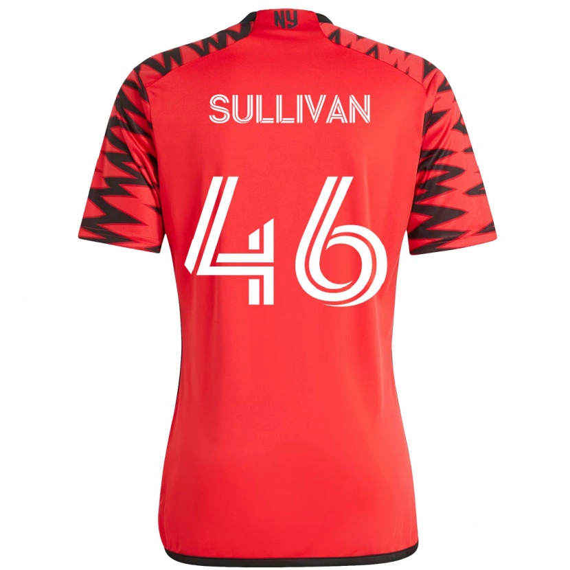 Danxen Homme Maillot Dylan Sullivan #46 Rouge Noir Tenues Domicile 2025/26 T-Shirt