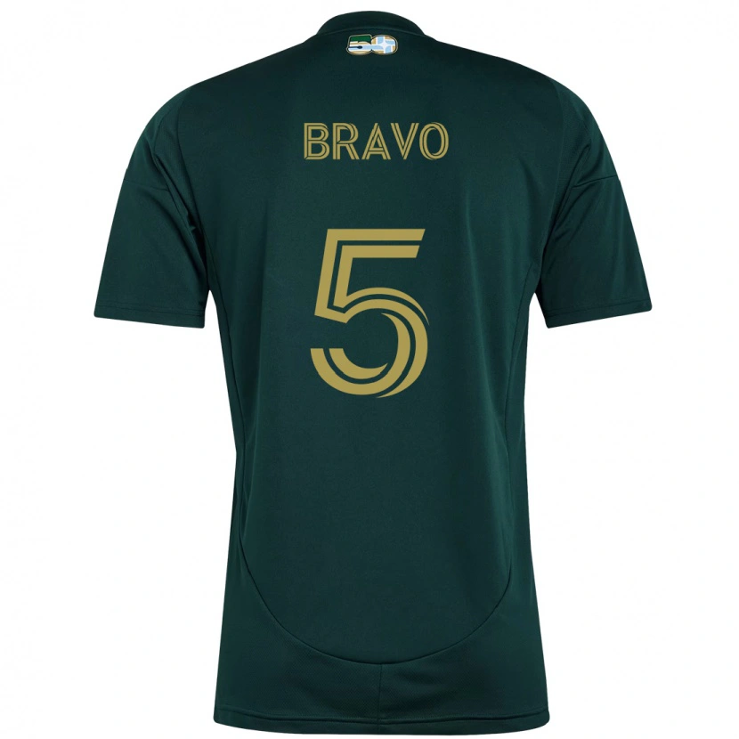 Danxen Homme Maillot Claudio Bravo #5 Noir Marron Tenues Domicile 2025/26 T-Shirt