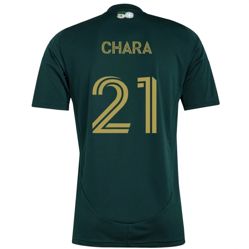 Danxen Homme Maillot Diego Chará #21 Noir Marron Tenues Domicile 2025/26 T-Shirt