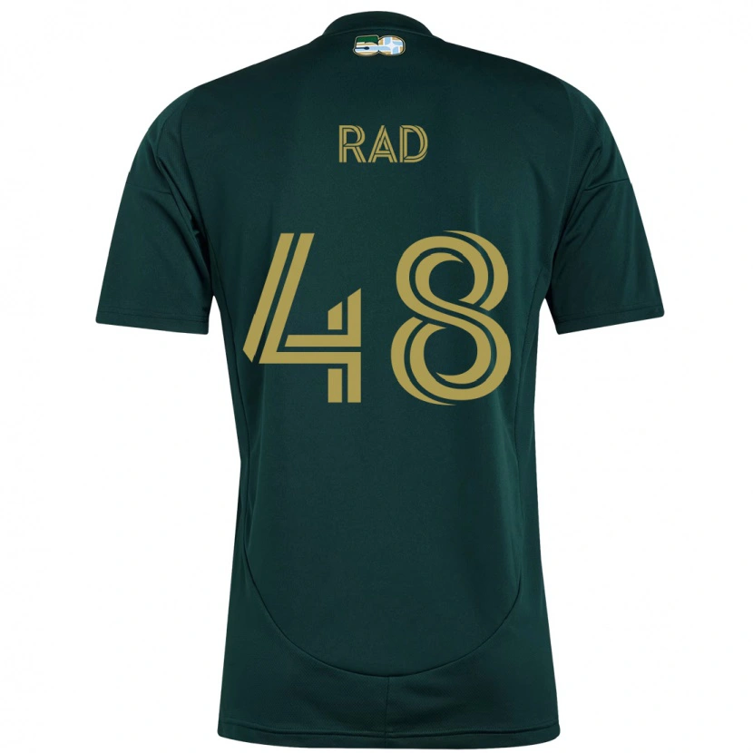 Danxen Homme Maillot Kaveh Rad #48 Beige Vert Tenues Domicile 2025/26 T-Shirt
