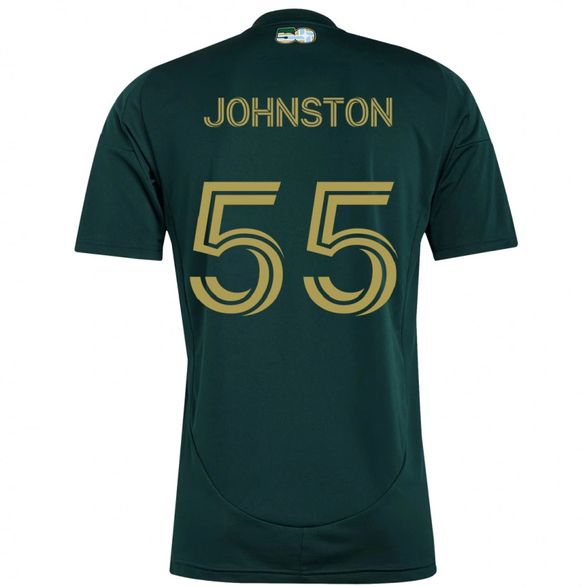 Danxen Homme Maillot Malcolm Johnston #55 Noir Marron Tenues Domicile 2025/26 T-Shirt