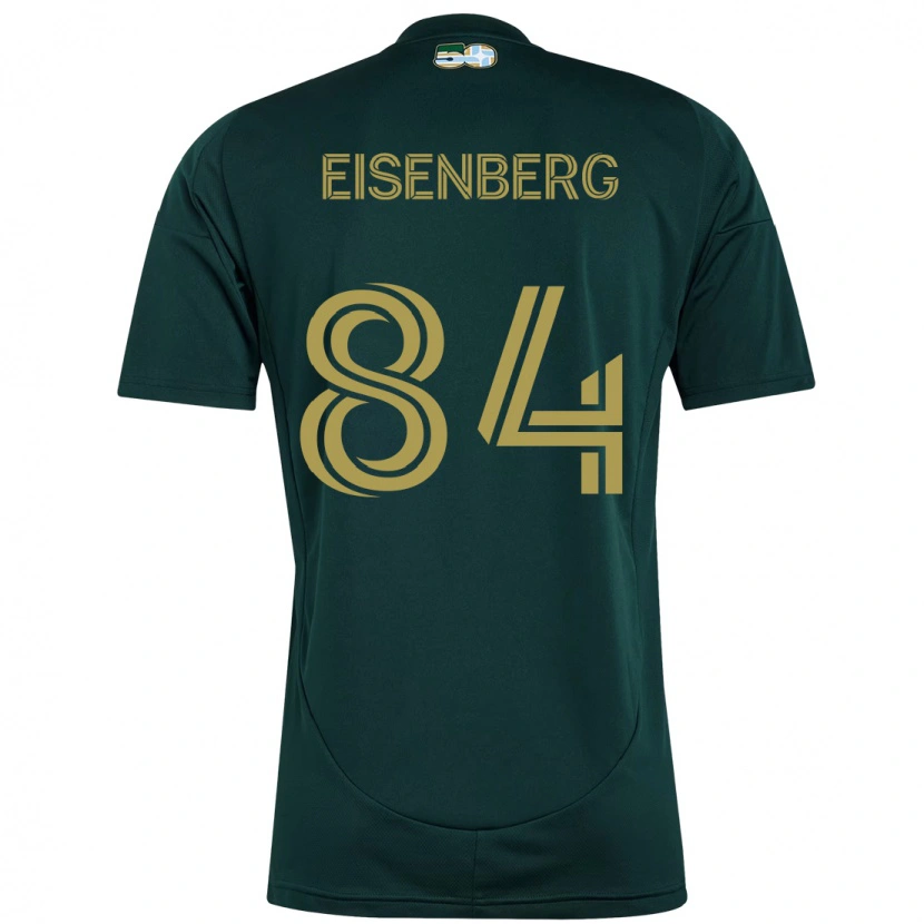 Danxen Homme Maillot Max Eisenberg #84 Beige Vert Tenues Domicile 2025/26 T-Shirt