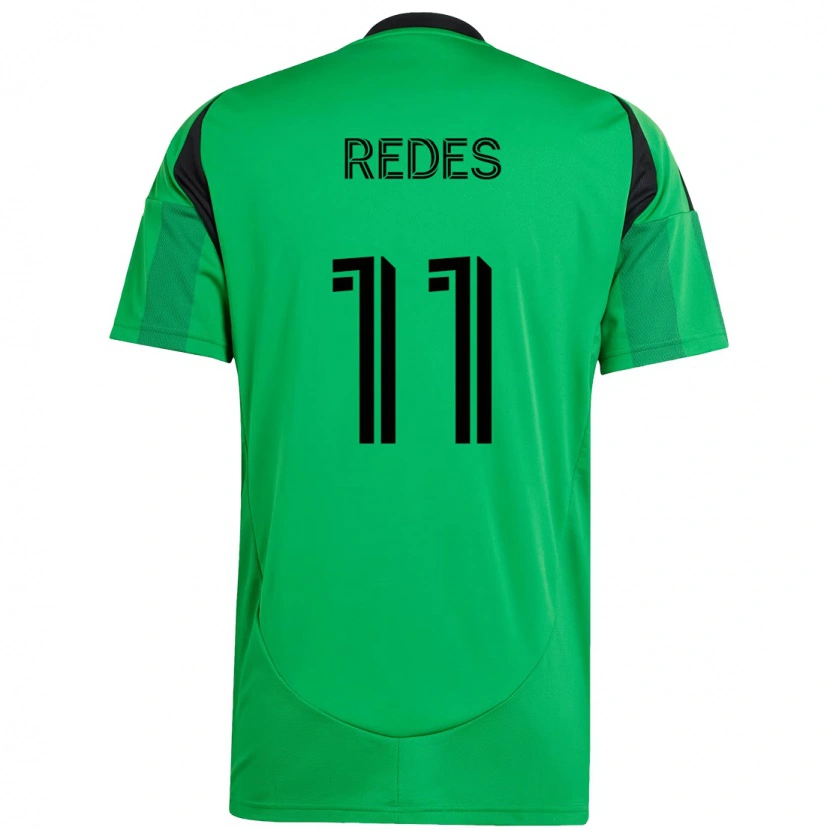 Danxen Homme Maillot Rodney Redes #11 Blanc Vert Tenues Domicile 2025/26 T-Shirt