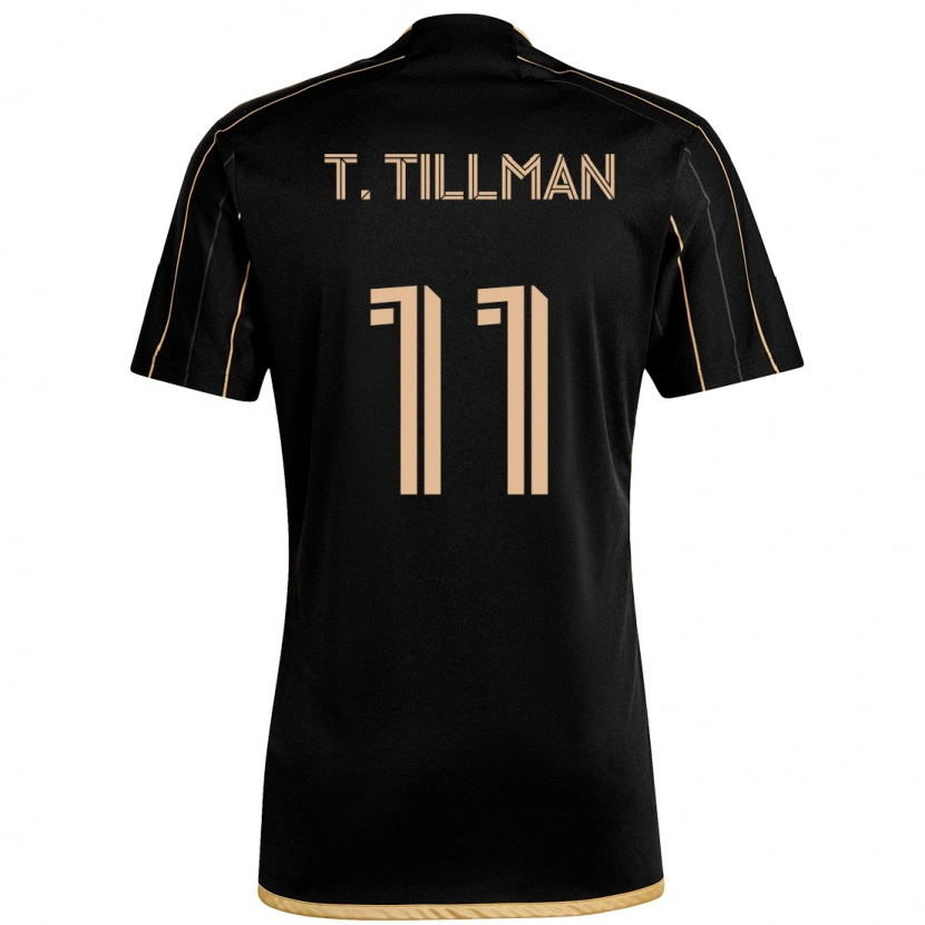 Danxen Homme Maillot Timothy Tillman #11 Noir Marron Tenues Domicile 2025/26 T-Shirt