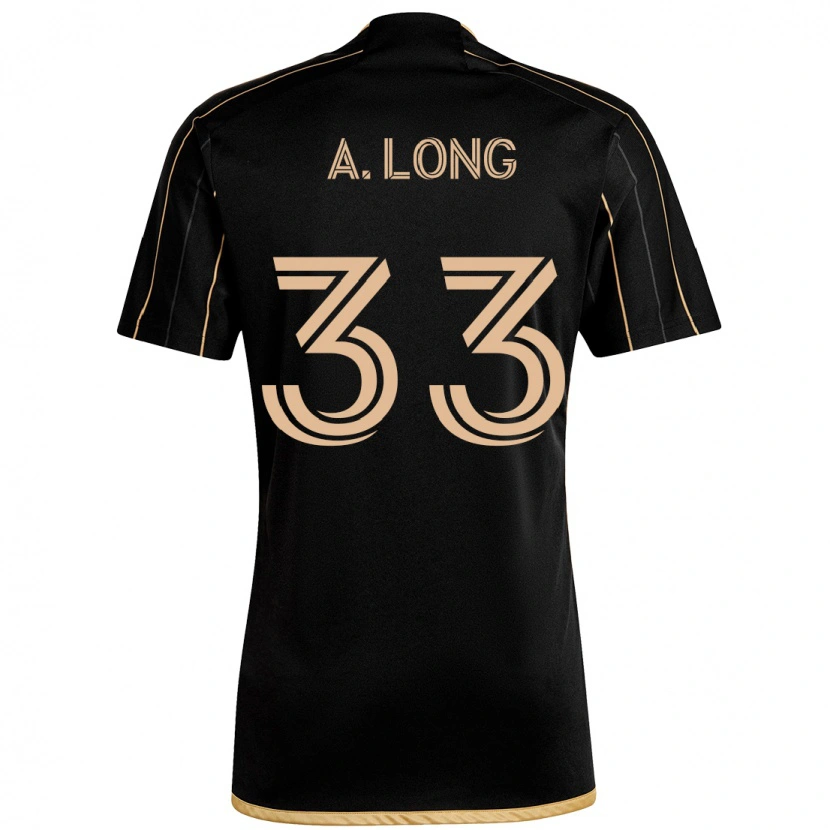 Danxen Homme Maillot Aaron Long #33 Noir Marron Tenues Domicile 2025/26 T-Shirt