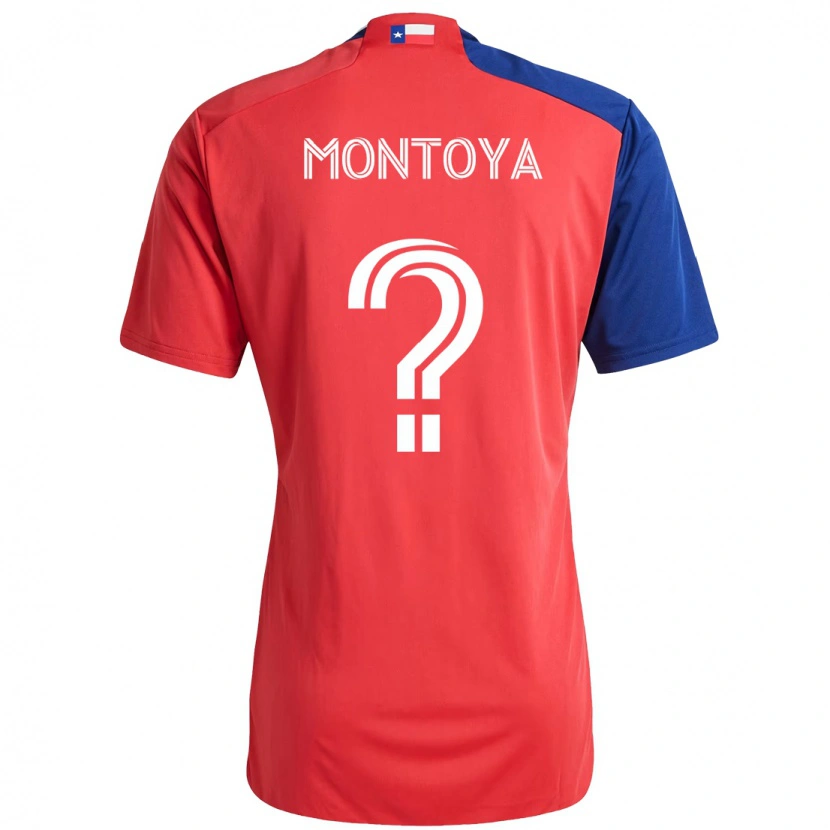 Danxen Homme Maillot Nicolás Montoya #0 Bleu Clair Rouge Tenues Domicile 2025/26 T-Shirt