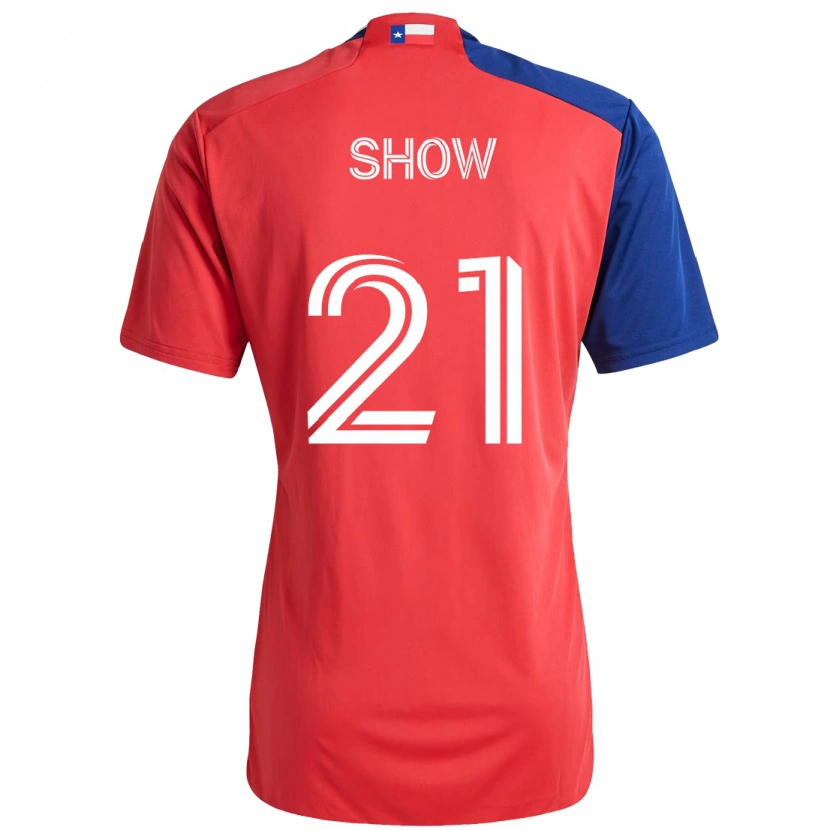 Danxen Homme Maillot Show #21 Bleu Clair Rouge Tenues Domicile 2025/26 T-Shirt