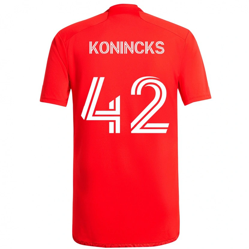 Danxen Homme Maillot Diego Konincks #42 Bleu Ciel Clair Bleu Tenues Domicile 2025/26 T-Shirt