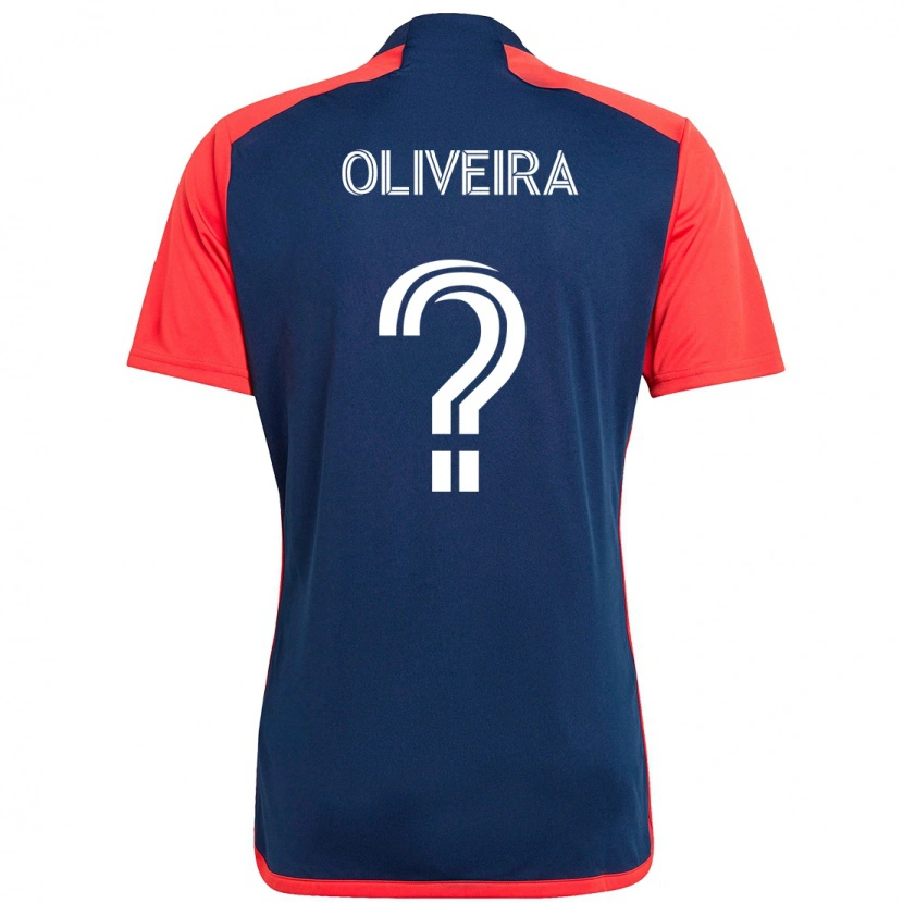 Danxen Homme Maillot Cristiano Oliveira #0 Blanc Bleu Tenues Domicile 2025/26 T-Shirt