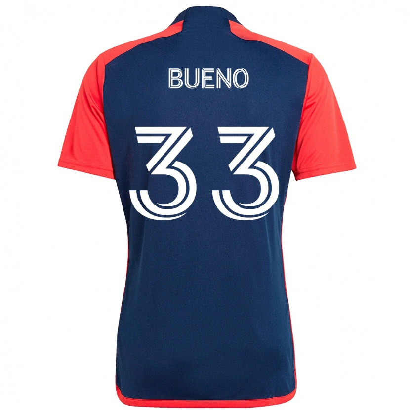 Danxen Homme Maillot Brandonn Bueno #33 Blanc Bleu Tenues Domicile 2025/26 T-Shirt