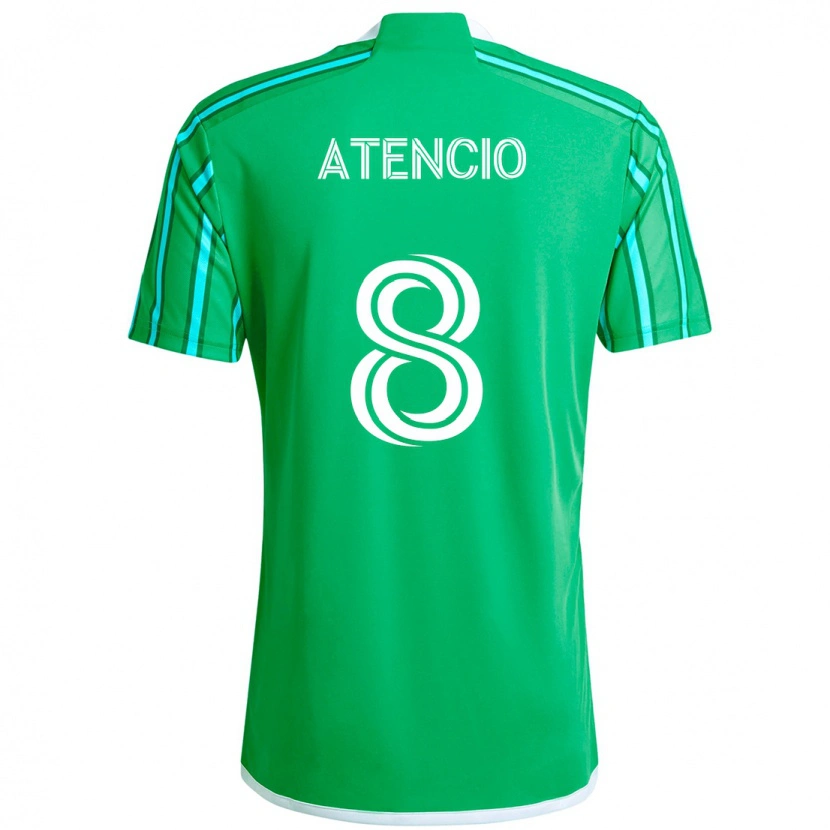 Danxen Homme Maillot Josh Atencio #8 Bleu Clair Tenues Domicile 2025/26 T-Shirt