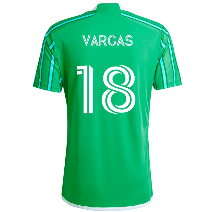 Danxen Homme Maillot Obed Vargas #18 Bleu Clair Tenues Domicile 2025/26 T-Shirt