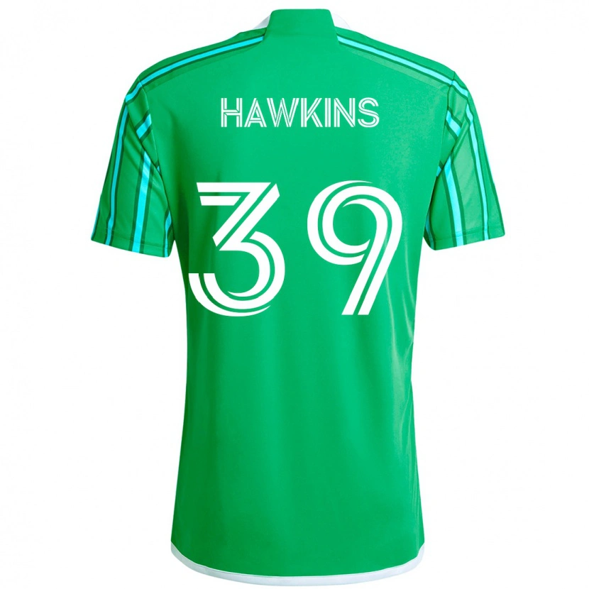 Danxen Homme Maillot Stuart Hawkins #39 Bleu Clair Tenues Domicile 2025/26 T-Shirt