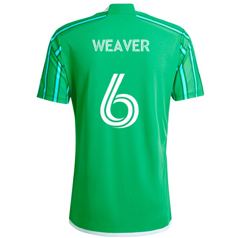 Danxen Homme Maillot Morgan Weaver #6 Bleu Clair Tenues Domicile 2025/26 T-Shirt