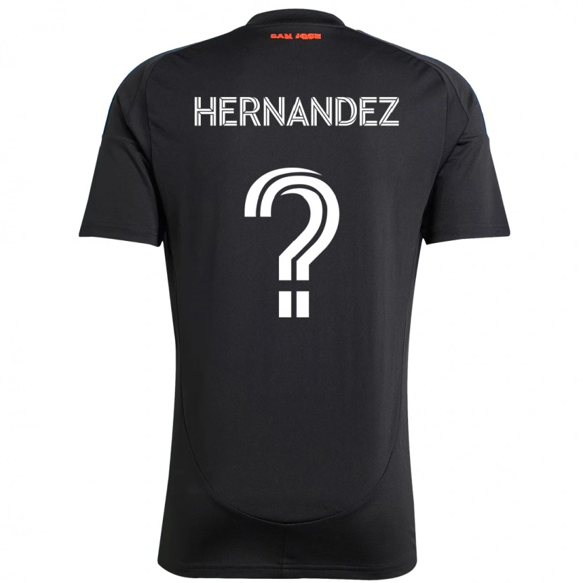 Danxen Homme Maillot Oliver Hernandez #0 Blanc Rouge Tenues Domicile 2025/26 T-Shirt