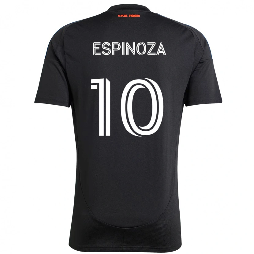 Danxen Homme Maillot Cristian Espinoza #10 Blanc Rouge Tenues Domicile 2025/26 T-Shirt