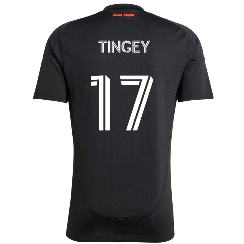 Danxen Homme Maillot Keegan Tingey #17 Blanc Rouge Tenues Domicile 2025/26 T-Shirt